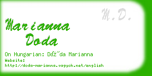 marianna doda business card